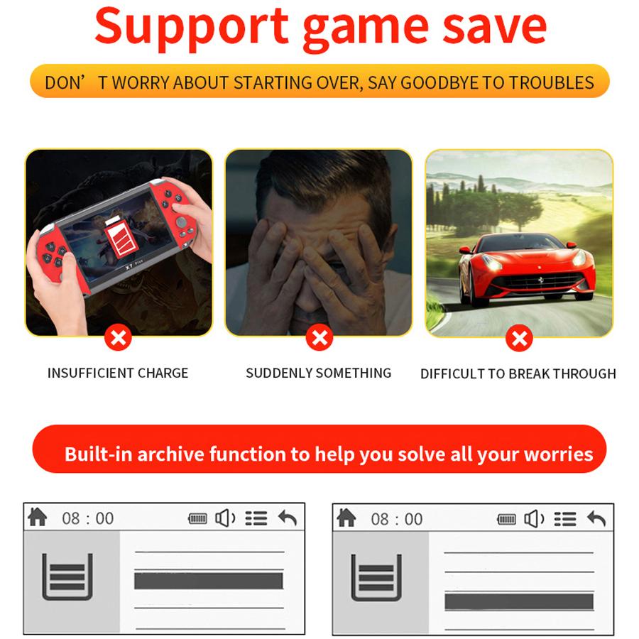 Portable Handheld Videogame TV Retro Video Game Console Arcade Player for Children Mini Machine Emulator Retrogame Gaming Devi