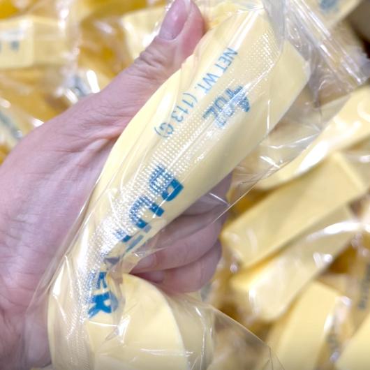 PU Material Jumbo Butter Toy Slow Rising Eco-Friendly Butter Stick Anxiety Relief Soft Stress Relief Toy Butter Squeeze Toy