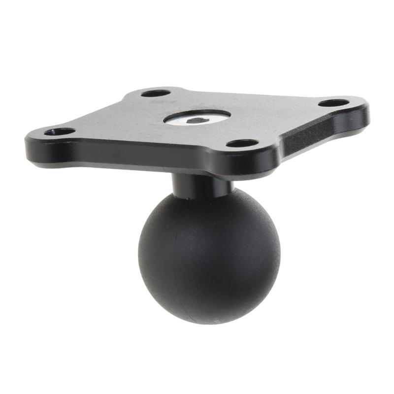 Aluminum Alloy Square Mounting Base with 1 Inch Ball for Head Mount for Zumo 400/450/500/550/660 Rider GPS for Motorcycl