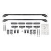 Car Top Roof Rack 2Pcs 100cm Aluminum Luggage Cross Bar Carrier with Lock for 4 or 5 Door Cars Black