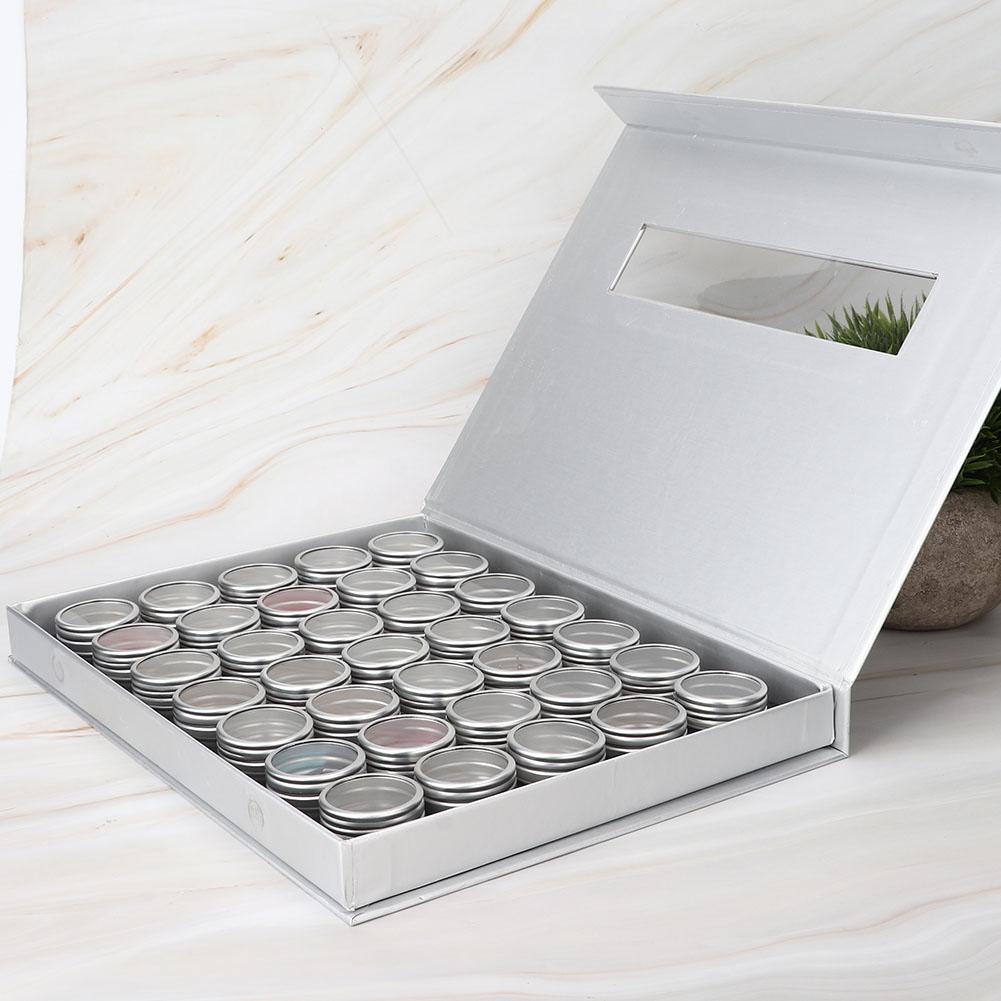 Aufbewahrungsbox für Nagelkunst Nagel Power Strass Dekorationen Halter Maniküre Zubehör Behälter35