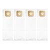 Central Vacuum Dust Bags for Vacuflo Models DB5000 DB7000 DB8000 DB9000 Non Woven Filter Bags 70x25cm White 4 Piece Set