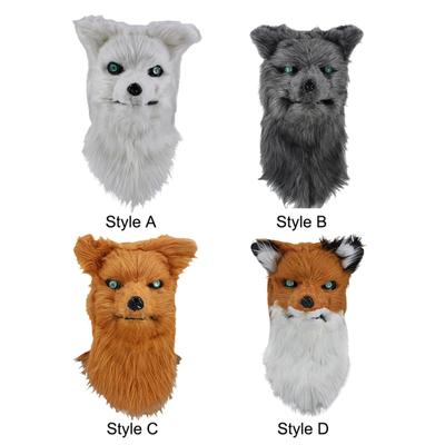 Halloween Mask Full Head Cover Costume Mask Props Funny Animal Mask for Carnival Party Favor Performance Role Playing Night Club