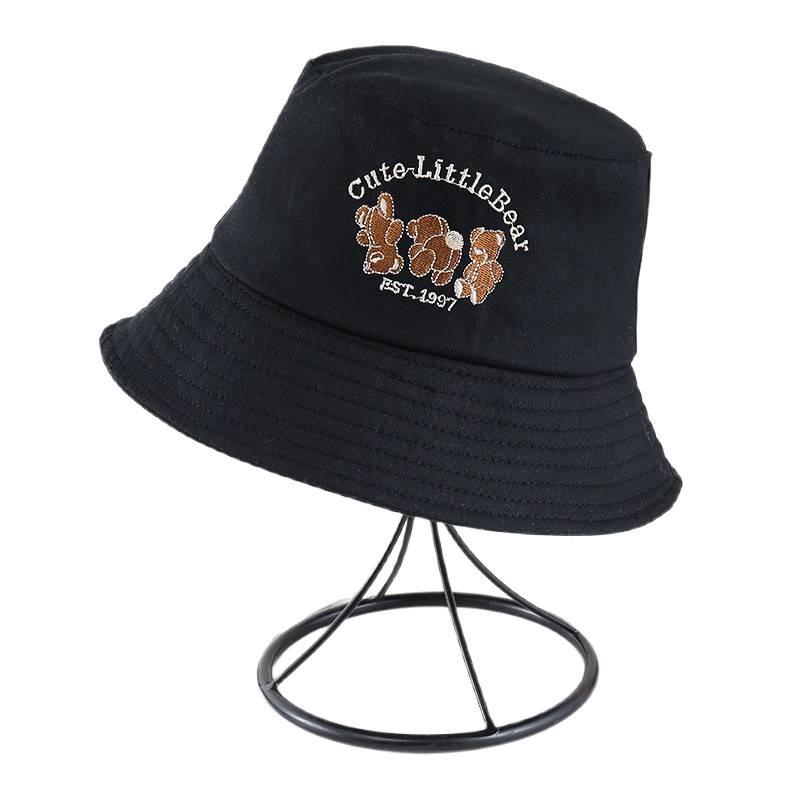 Big head circumference bucket hat boys and girls casual versatile face small wide brim sun hat couple basin hat