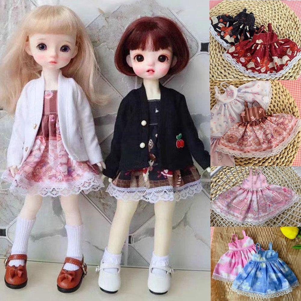 

Mini Doll Lace Dresses Handmake Princess Sleeveless Dresses for 1/6 BJD 30cm Dolls 6