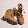 Canvas Martin Boots Women's 2025 New Summer Platform Locomotive Boots Short Boots Versatile Couple Mountaineering Single Boots Desert Boots