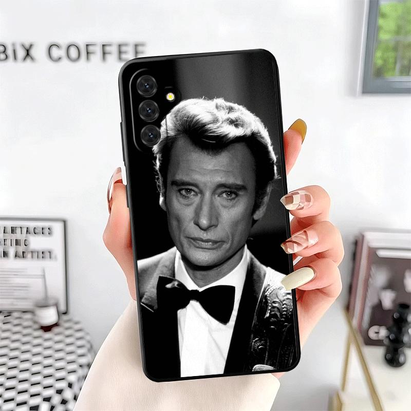 Johnny Hallyday Music Soft Phone Case for Samsung A17 A37 A57 A16 A26 A36 A56 A15 A25 A35 A55 A14 A24 A34 A54 A13 A23 A33 A53 A5