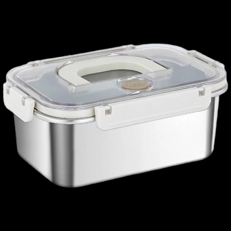 Portable 304 Stainless Steel Lunch Box