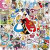 10/30/50pcs Movie Alice In Wonderland Cartoon Stickers Cute Girl Decal DIY Scrapbook Laptop Guitar Anime Graffiti Sticker