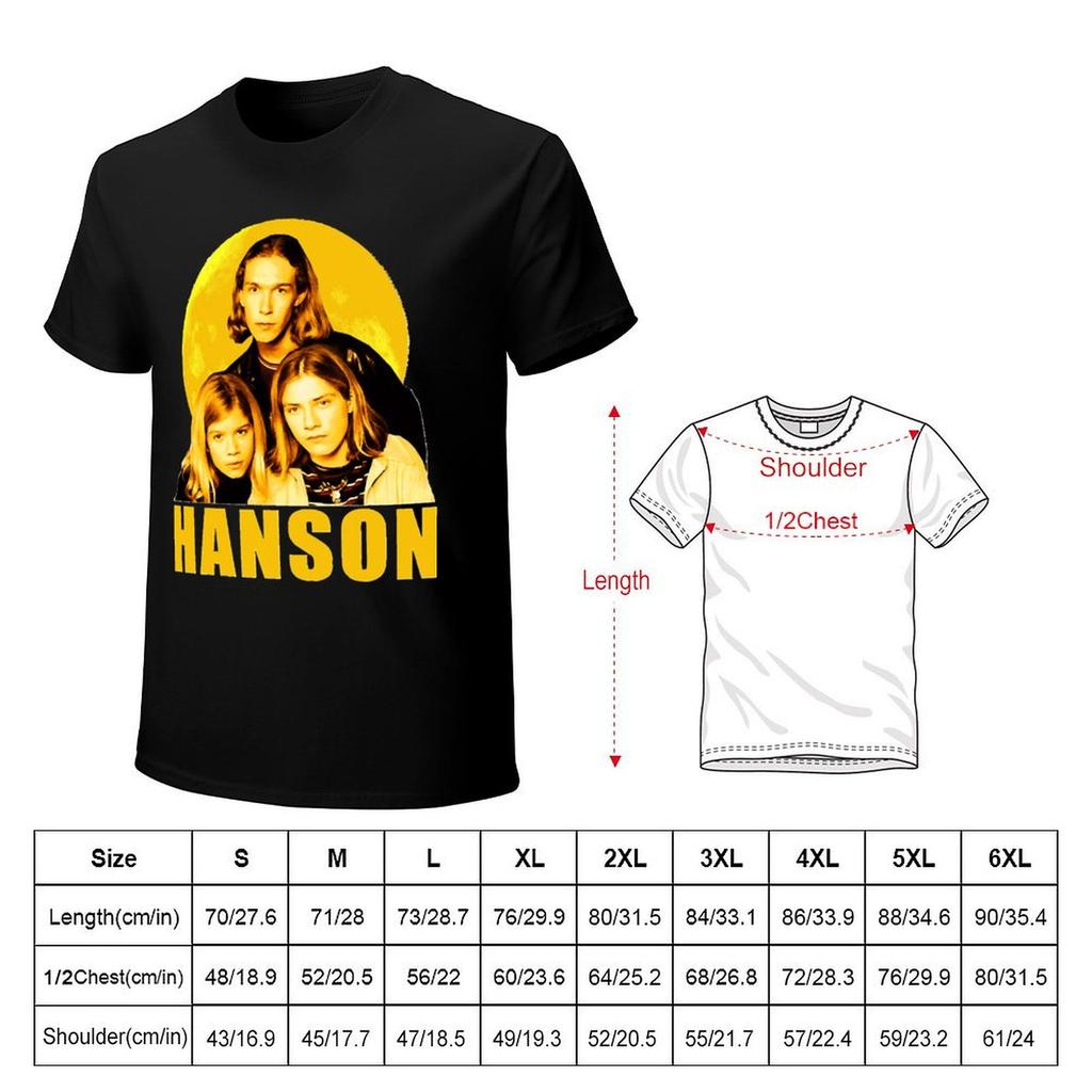 Hanson TShirt Shirts Graphic Tshirts Oversize Mens Clothes