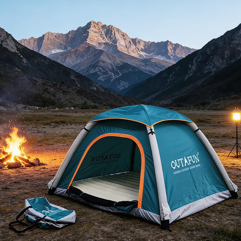 OUTAFUN Automatic Inflatable RV Camping Tent with Sun Protection - Portable & Foldable