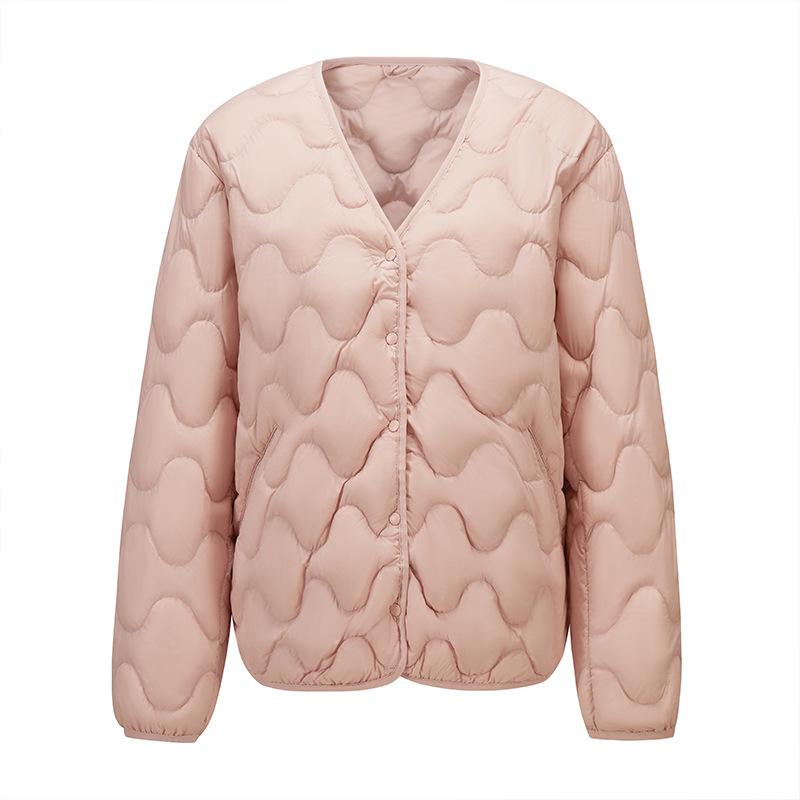 Clothing light down jacket women's autumn and winter new coat short inner thin collarless high quality tide