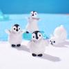 Mini Realisitic Animals Figurines Resin Polar Bear Penguin Seal Iceberg Figures Miniature Cake Toppers For DIY And Statues