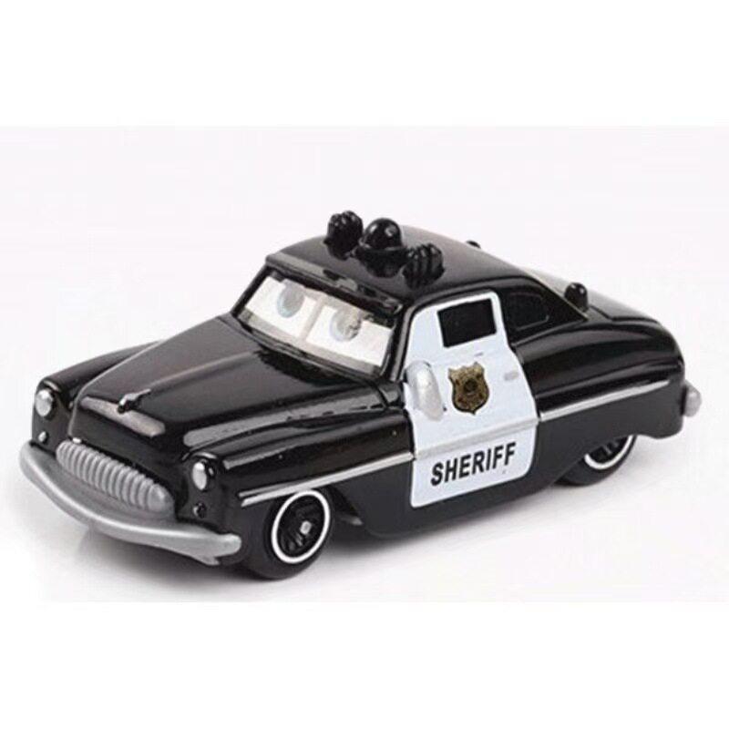 Pixar Cars 2 Giocattolo Saetta McQueen Jackson Storm Sceriffo Macchine da Corsa Dinoco Collezione Minivan Modello in Metallo Pressocolato Macchina da Corsa Bambini