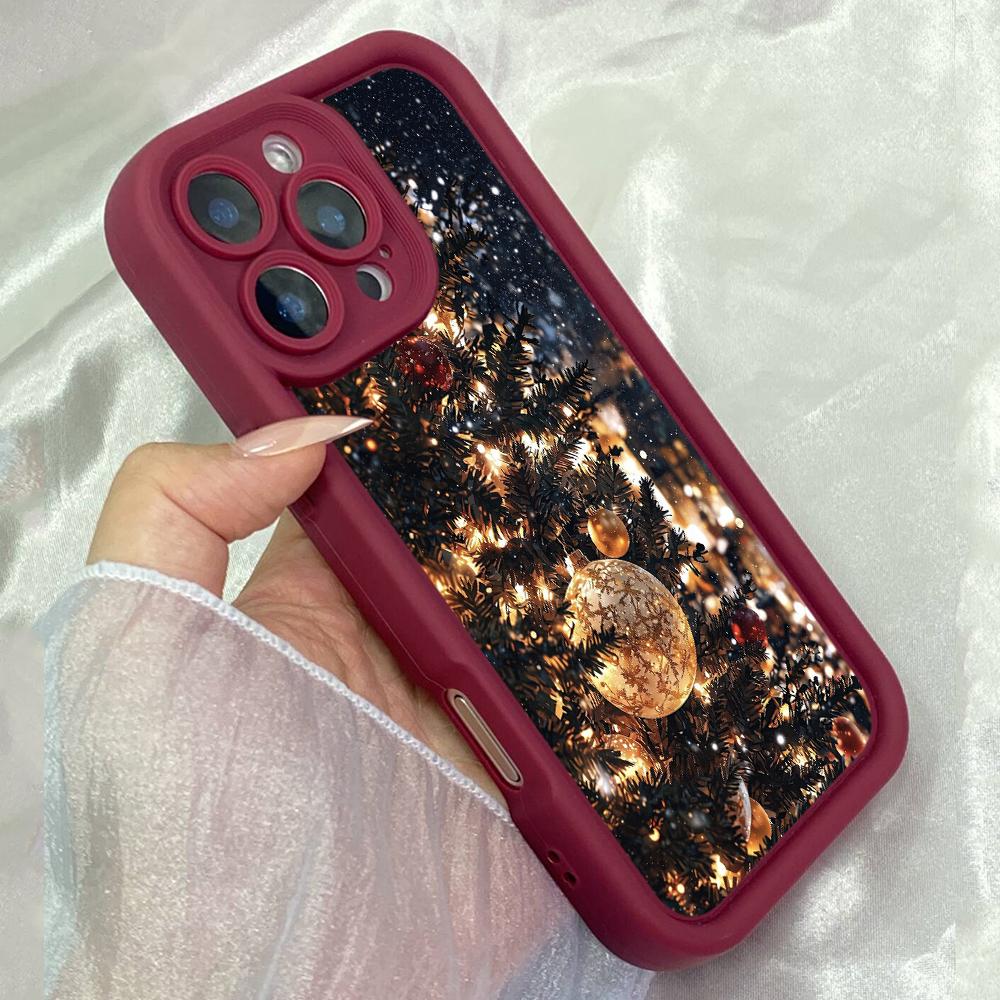 JT21 Artistic Christmas Realme 14 15 Huawei P40 Honor 70 90 Infinix Tecno itel Motorola Google All Model Angel eyes Soft TPU Phone Case