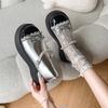 Pearl Bow Platform Small Leather Shoes Women's Summer New with Skirt Mary Jane Single Shoes