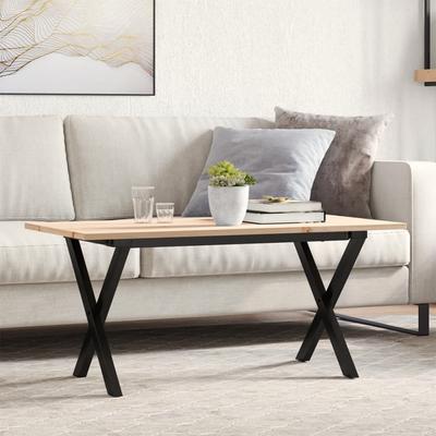 Vidaxl Coffee Table with X-Shaped Legs, 90X40X45 Cm