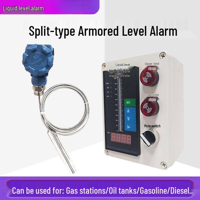 Yuante Split-Type Fuel Tank Level Alarm & Gauge CN plug (adapter included)