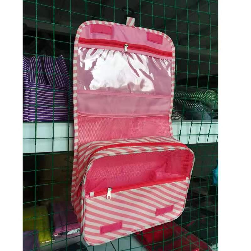 Waterproof Large Capacity Makeup Bag with Hook – Multifunctional Travel Cosmetics Storage