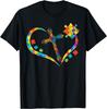 Christian Cross Puzzle Autism Awareness Costume Kids T-Shirt