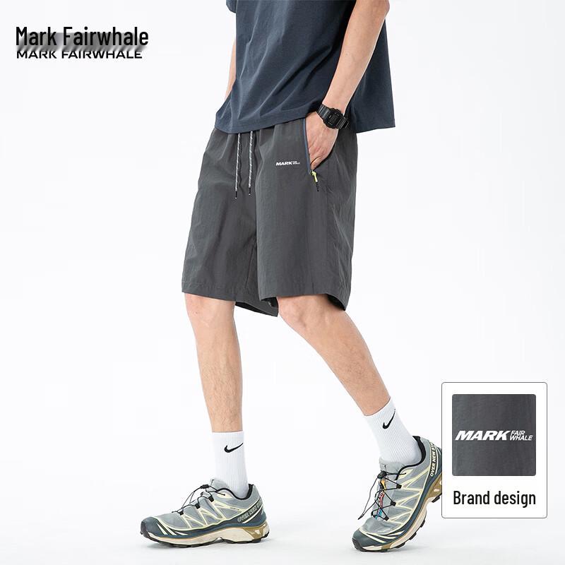Mark Fairwhale Men s Quick-Dry Ice Silk Sport Shorts 3XL