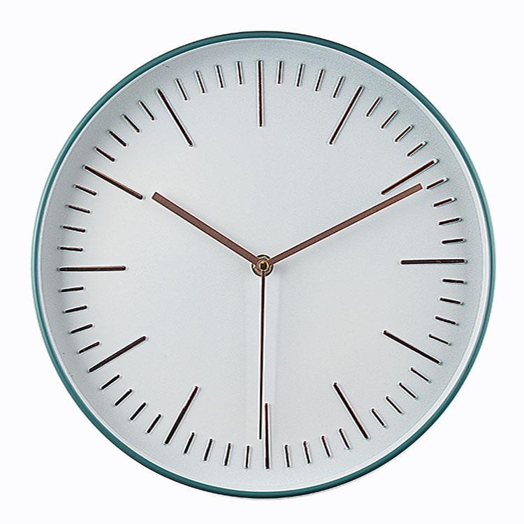 Точное время в пути домой Современные простые электронные часы Модные личностные 12-дюймовые бесшумные настенные часы Декоративные кварцевые часы dark green