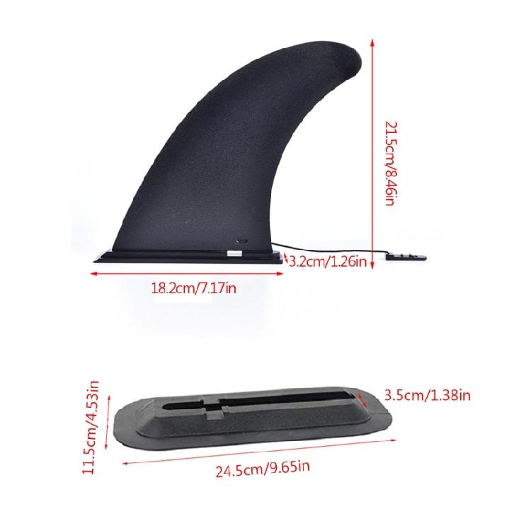 Pinna Centrale Tavola da Surf Pinna Tavola da Stand Up Paddle Pinna Tavola da Stand Up Paddle Sostituzione Pinna Tavola da Stand Up Paddle