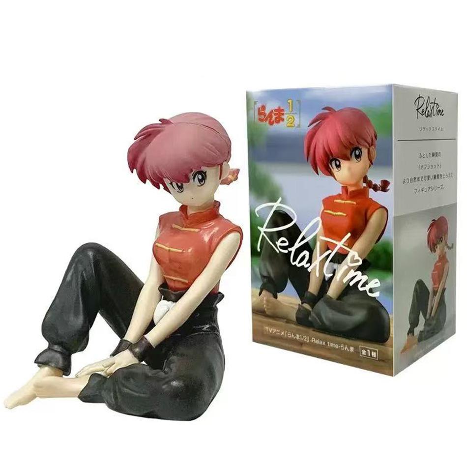 Original BANDAINAMCO BANPRE Ranma 1/2 Relax Time Shampoo Tendou Akane Figure Model in Stock Collectible Toy Figurine for Fans