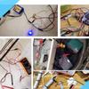 10PCS Colorful Double Alligator Clips Electrical Test Leads 50CM Jumper Terminal Alligator Clips Soft PVCCar Accessories