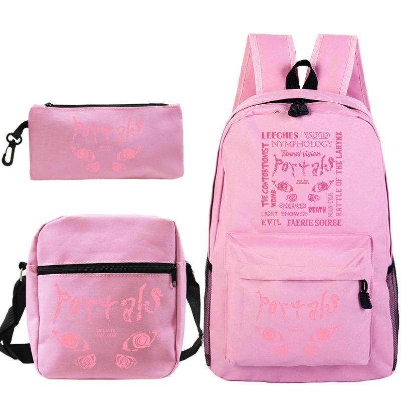 Melanie Martinez Modetrend Peripherie Schulranzen Federmäppchen Set Dreiteiliges Set No Specifications