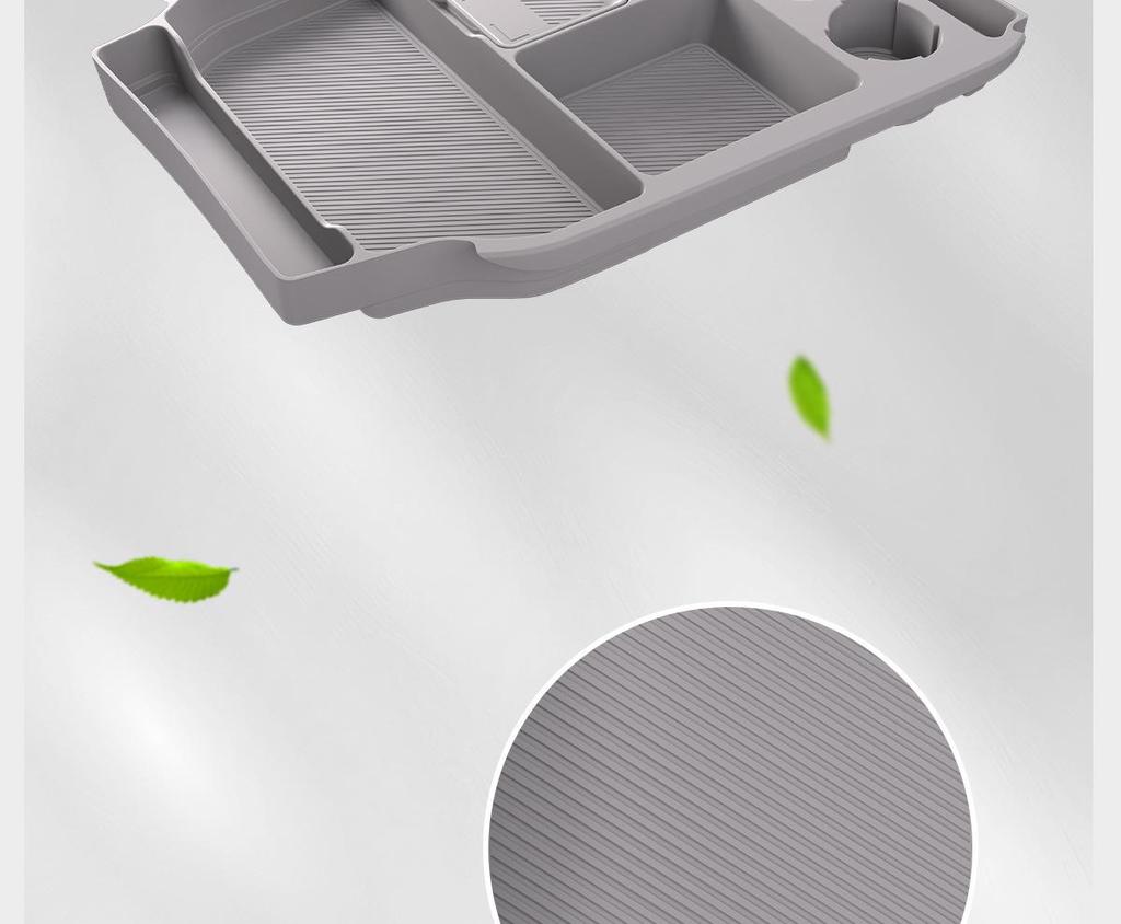 Sienna/Granvia Center Console Storage Organizer: Customized Lower Layer Accessory