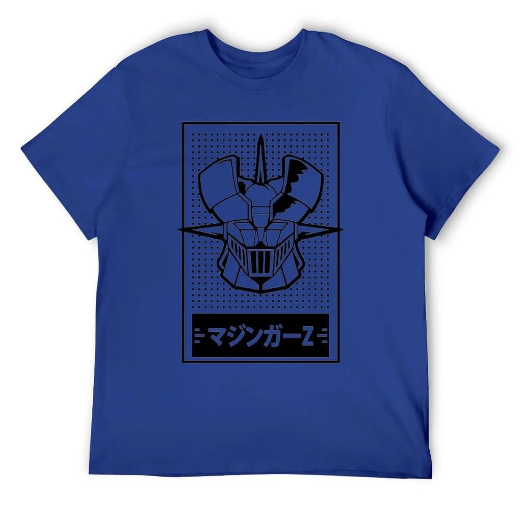 Mazinger Z Bust Essential For Sale T-shirts Casual Graphic T-shirt Crewneck Sports Geek Aactivity Competition USA Size