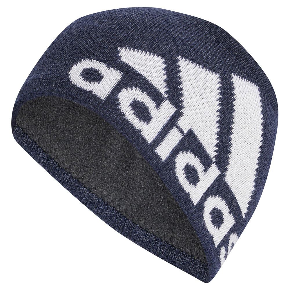 

Шапка бини Adidas RDY Big Logo Knit DMD76 в цвете Legend OSFX Мужская ХОЛОД. Чернила/Белый (II3540)