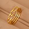 Hollow Water Drop Wide Buckle Opening To Give Best Friend a High-end Ins Bracelet.