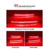 LED Rear Bumper Reflector Light For Hyundai Elantra 2012 2013 2014 Stop Brake Tail Light Fog Lamp with turn signal