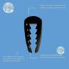 Hozonex Golf Pin Height Setter, A Portable Driving Height Assistant Tool For Practice