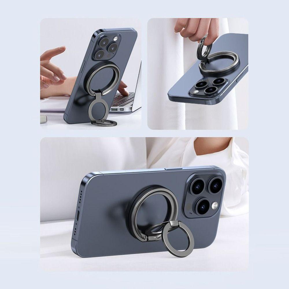 Foldable Magnetic Finger Clasp Strong Suction Phone Stand Universal Phone Ring Holder