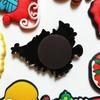 PVC Soft Rubber Fridge Magnets Christmas Decorative Gift Magnets Christmas & New Year Soft Magnetic Stickers