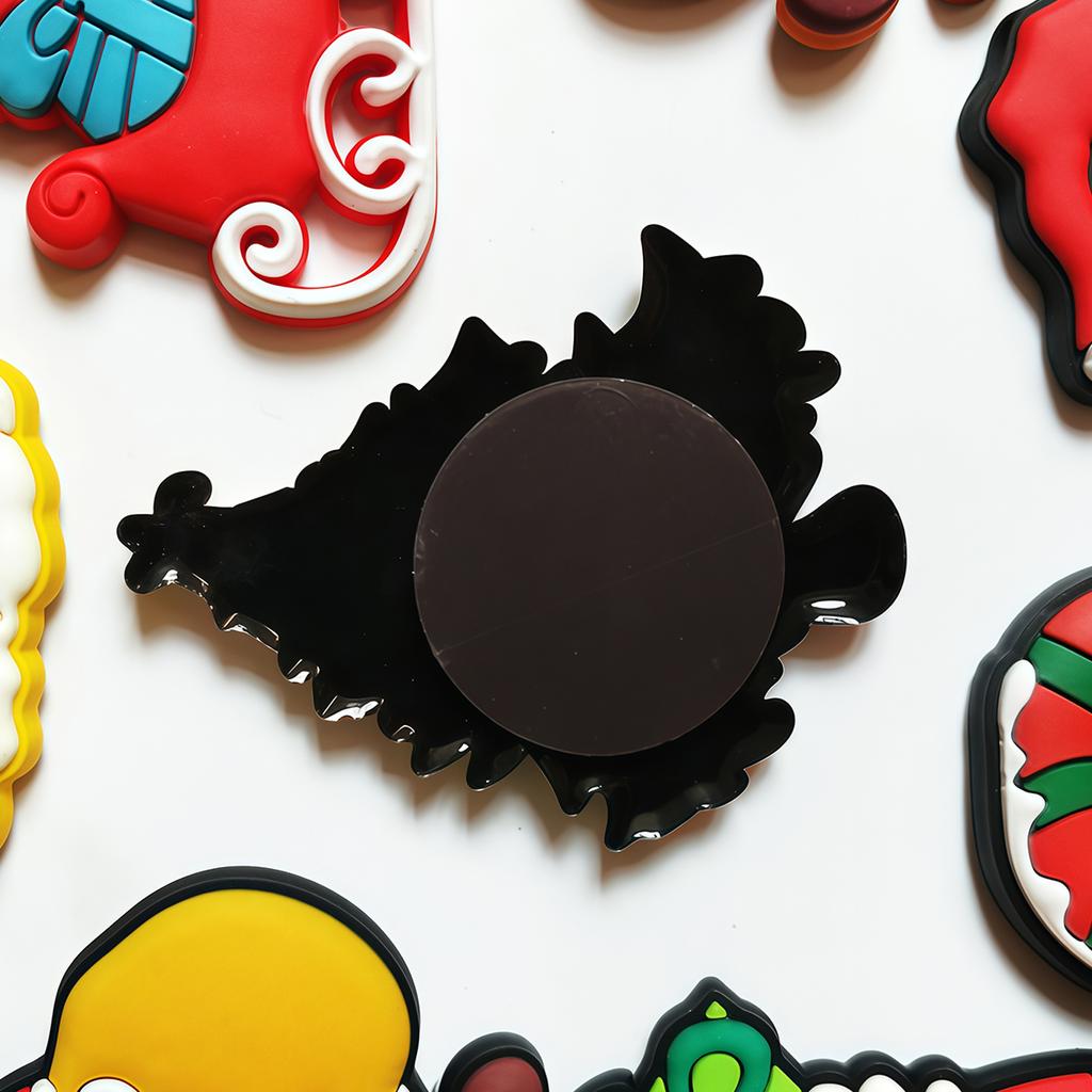 PVC Soft Rubber Fridge Magnets Christmas Decorative Gift Magnets Christmas & New Year Soft Magnetic Stickers