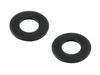 POSH FAITH Motorcycle Supplies Flat Washer Stainless Steel Black 2