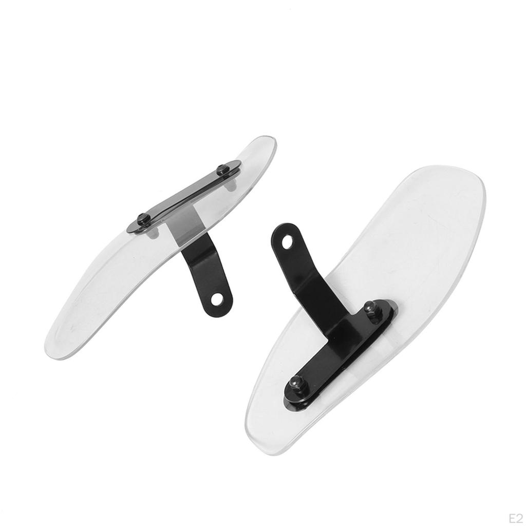1 Pair Hand Guard Bracket Falling Handlebars Ornamental Moulding Deflectors Front Left Right