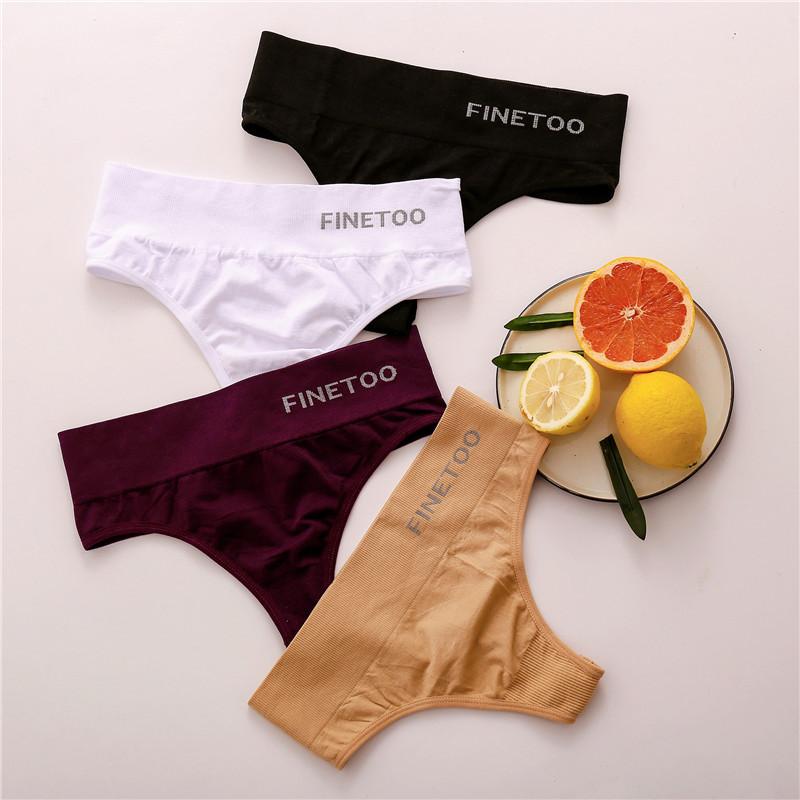 2PCS/Set M-2XL Bodyshaper G-String Panties Women Slim Underwear Female Lingerie Sexy Lady Thongs High Waist Underpants
