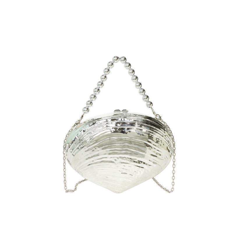 Single-shoulder Crossbody Bag, Shell Acrylic Bag, Fashionable Wedding Banquet Handbag