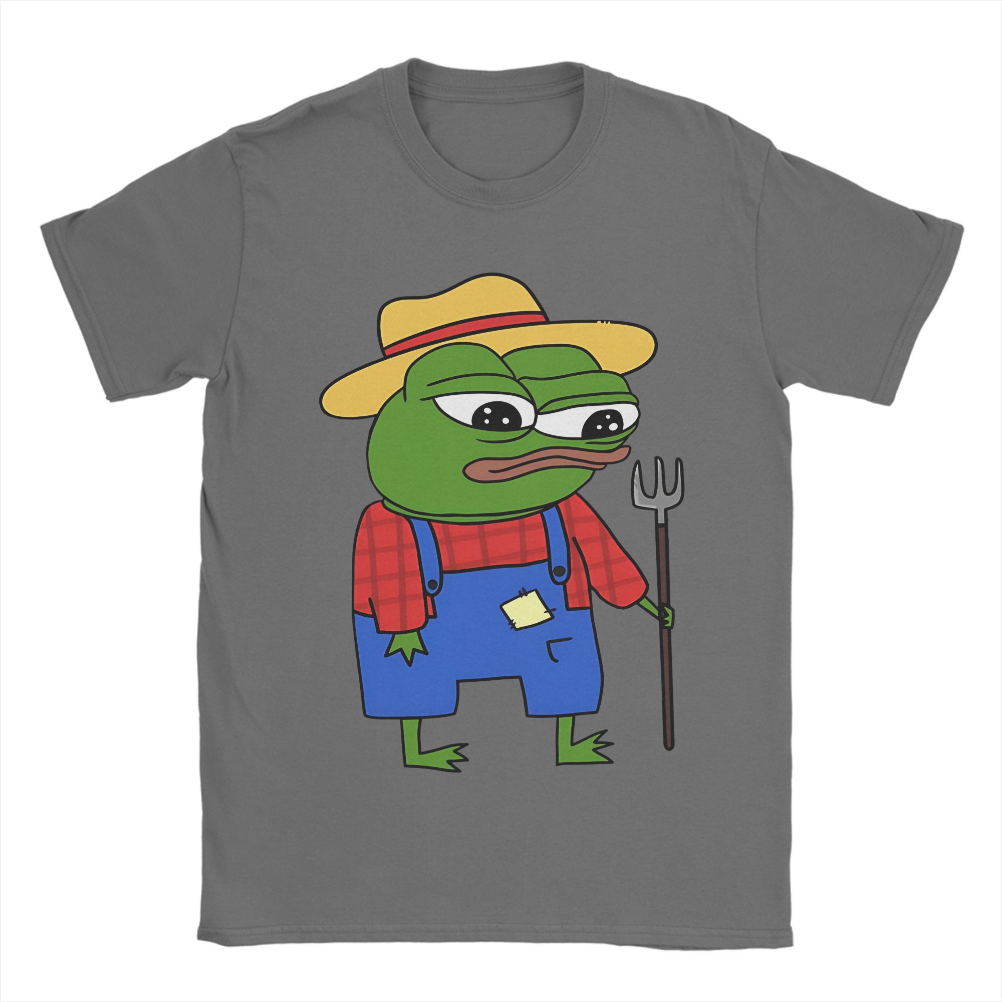 

Men Women Graphic Printing Farmer Pepe Strawhat Apu T Shirt Tee Cotton Tshirts Clothes 4XL