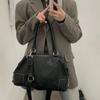 Niche Design Medieval Leather Soft Tote Bag Large Capacity Retro Shoulder Versatile Underarm Bag Messenger Bag