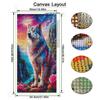 Large Size Diamond Painting Colorful Wolf Diy Full Square Round Drill Rhinestone Embroidery Animals Mosaic Cross Stitch Kits