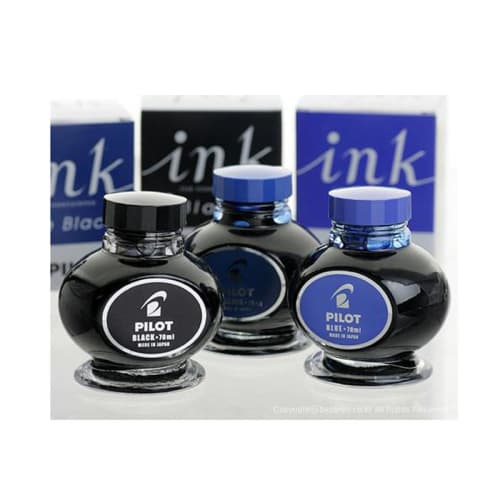 Pilot fountain pen ink INK-70-B 70ml black