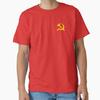 Hammer And Sickle Classic TShirt Made In UsaAus TShirt S2xl