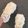 Platform Shoes Children's Autumn New Small Lightweight Casual Shoes Versatile Mesh Breathable Dad Shoes