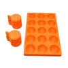 Cake Mold Ball Shaped Silicone Tray Set with 15 Molds